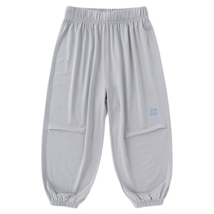 嘟嘟家儿童裤子洋气男童长裤夏季女童物理防蚊裤宝宝新款春季童装