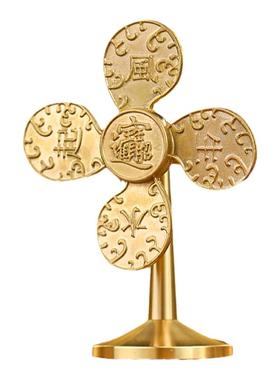 铜风车风生水起招财摆件