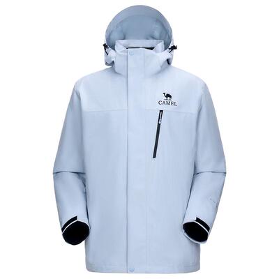 骆驼冲锋衣男女三合一外套抓绒羽绒服内胆可拆卸两件套防水滑雪服