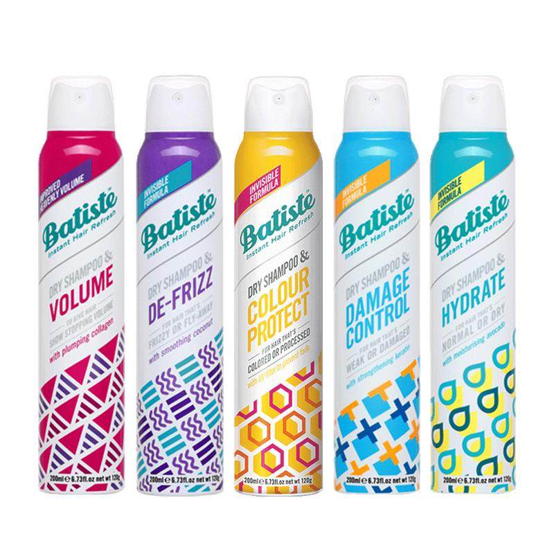 【自营】Batiste英国碧缇丝免洗发干发定型喷雾200ml去油蓬松造型
