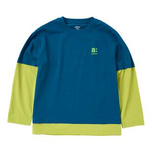 allblu幼岚【宣纸速干】儿童T恤男童25新款春假两件亲肤长袖上衣