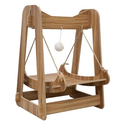 猫管家猫吊床猫咪秋千木质悬挂式