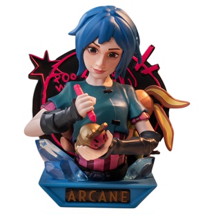 英雄联盟LOL双城之战泡泡玛特联名款手办盲盒金克丝蔚凯特琳系列