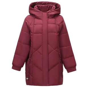 胖妈妈冬装大码连帽羽绒棉服50岁60中老年女士保暖棉袄加肥厚外套