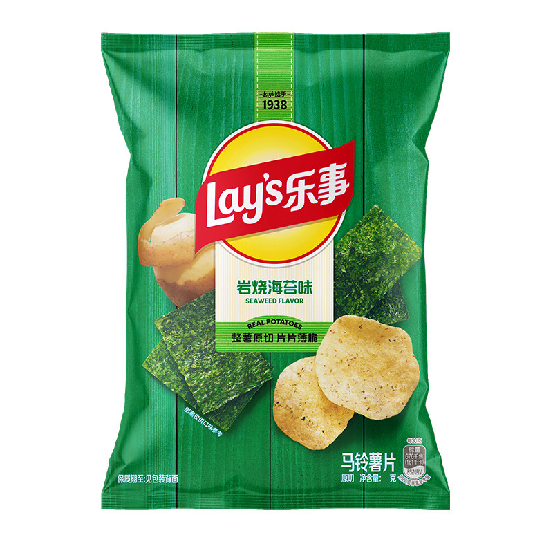 乐事薯片岩烧海苔味70g