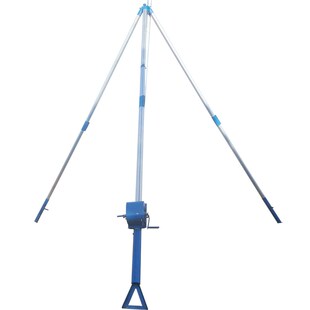 电力三角扒杆配件铝合金立杆机手摇绞磨稳机人字抱杆摇把滑轮接头