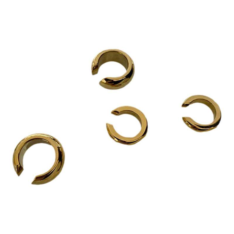 欧美简约几何金属耳骨夹无耳洞耳扣钛钢叠戴ins同款新款ear cuff