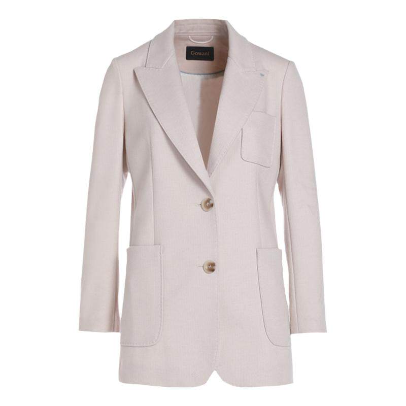 乔万尼2025冬季新品大衣女高级感西装绵羊毛呢子大衣ET4B911001