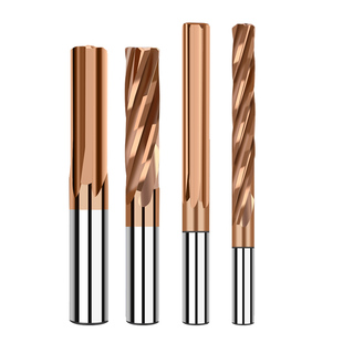 65度涂层钨钢铰刀高硬度合金绞刀高精度螺旋非标小数点直槽机用