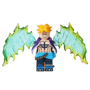 第三方路飞艾斯红发香克斯白胡子航海贼王团积木人仔拼装玩具手办