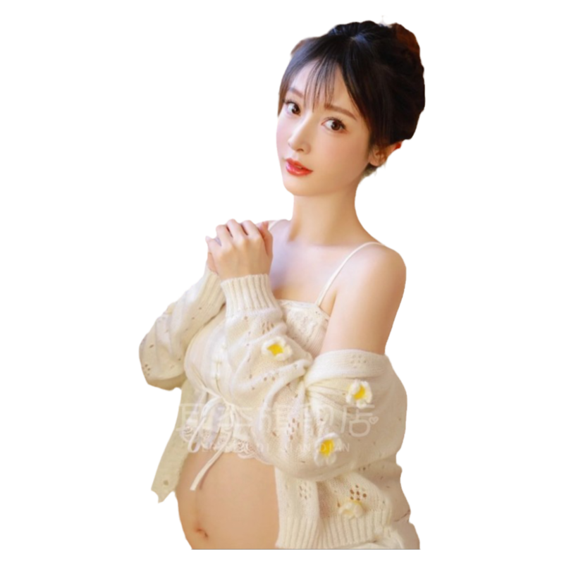 小清新孕妇照服装唯美