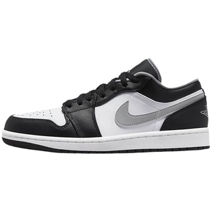Nike耐克男板鞋AIR JORDAN 1 AJ1影子灰低帮复古篮球鞋553558-040