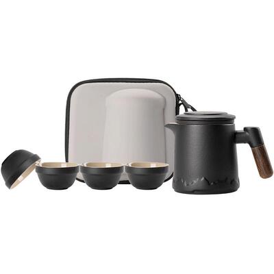 瓷绕九仙便携式旅行茶具套装