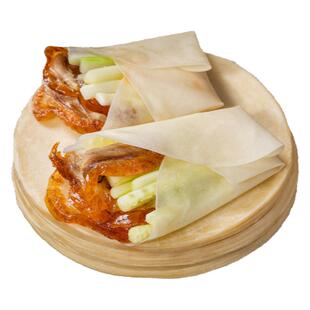 北京烤鸭饼卷饼皮春饼快手早餐即食手工面皮薄饼筋饼荷叶饼商用