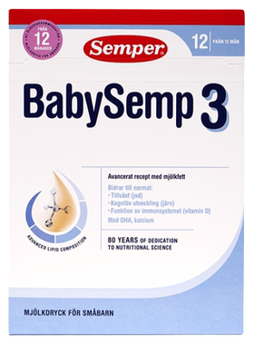 semper-森宝盒装婴儿奶粉3段800g