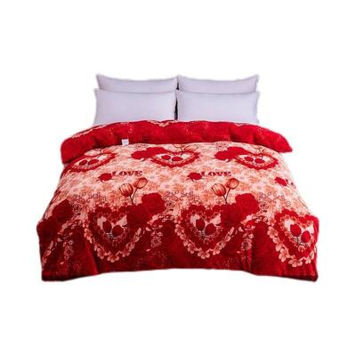 莉丝漫加厚保暖珊瑚绒被套