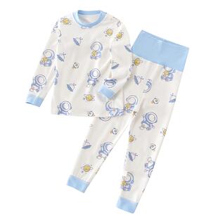 儿童秋衣秋裤套装男女童睡衣婴幼儿春夏有机纯棉睡衣宝宝家居服薄
