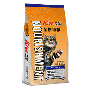 艾尔猫粮成猫增肥发腮营养不掉毛