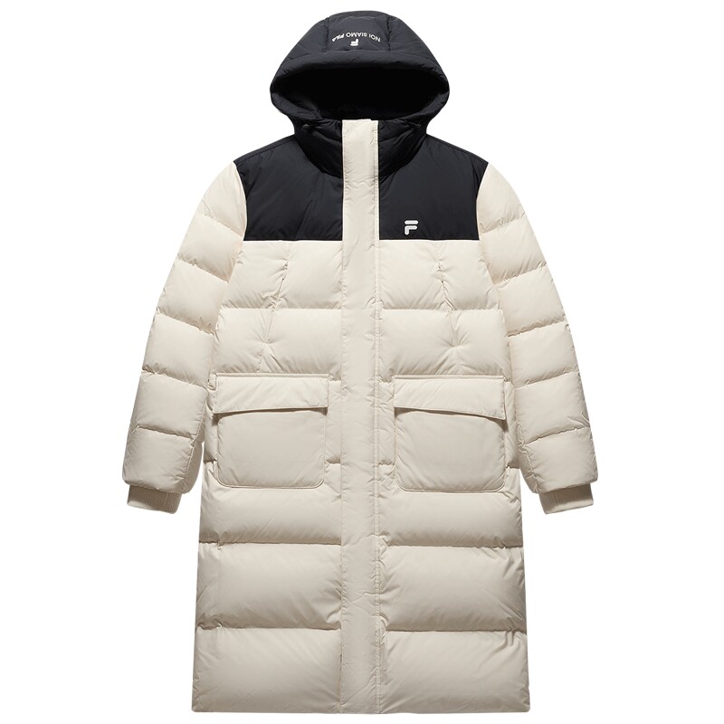FILAFUSION潮牌长羽绒服情侣