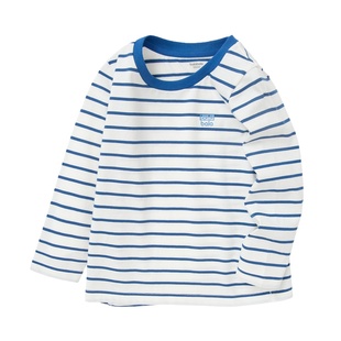 巴拉巴拉儿童纯棉长袖T恤男童打底衫女童条纹上衣2026春装新款潮