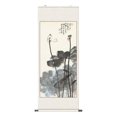 名家挂画张大千水墨山水字画