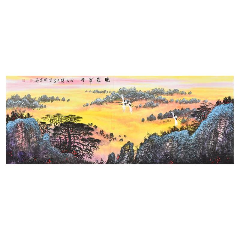 山水画纯手绘国画作品