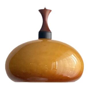 2023新款中古包豪斯吊灯卧室书房vintage复古ins餐厅吧台玻璃灯具