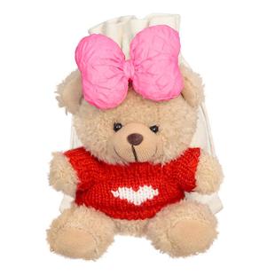 蝴蝶结小熊活性炭包新车除甲醛除异味汽车内专用竹碳包装饰品公仔