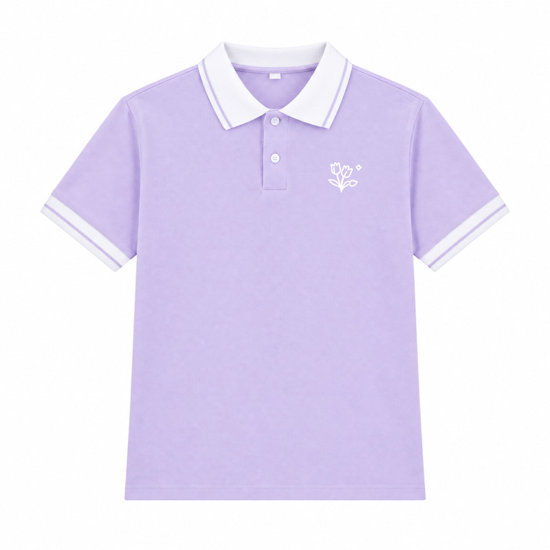 马卡乐儿童短袖女童T恤夏季新款女孩POLO上衣中大童纯棉宽松