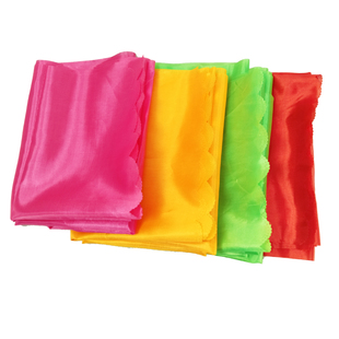 舞蹈长绸成人扭秧歌红绸大红绸布彩绸腰鼓表演跳舞丝带飘带长绸子