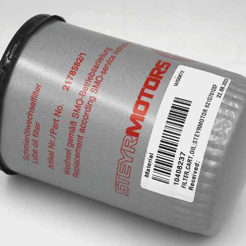 STEYR MOTORS 621D701DSF CART / LUBE OIL FILTER 10408237 W556