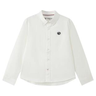 eland kids衣恋童装男童女童衬衫26年春季新品英伦学院风刺绣长袖