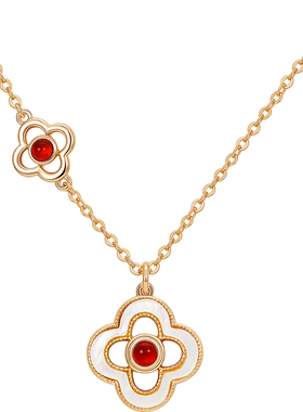 JAY幸运四叶草项链女新款吊坠