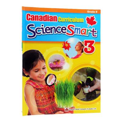 进口英文原版正版 加拿大原版教材英文进口Canadian Curriculum Science Smart Grade 3 科学学习练习册 3年级