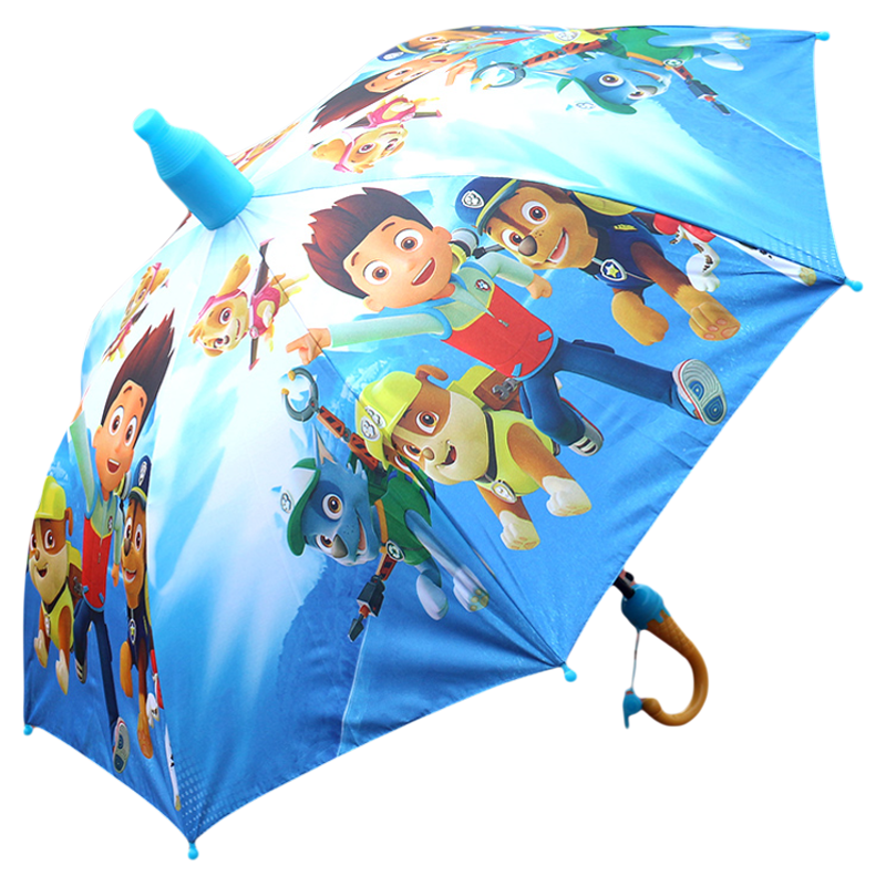 儿童雨伞长柄汪汪队防水套卡通