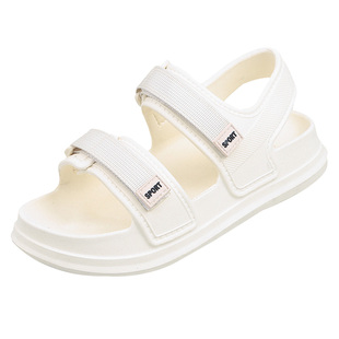 40一45大码女鞋宽胖脚凉鞋2025新款夏季可水洗轻便软底EVA沙滩鞋