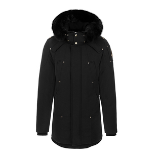 MOOSE KNUCKLES 男士修身毛领小剪刀羽绒服派克大衣