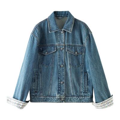 忆霏波西米亚风牛仔外套女2025