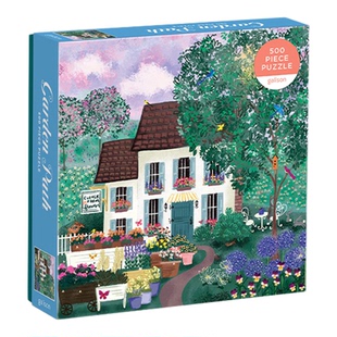 【官方授权】Galison花园小径拼图500片进口拼图成人解压益智玩具