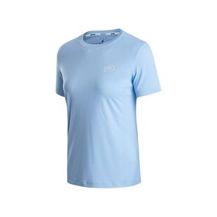 Skechers斯凯奇女子夏季圆领纯色百搭休闲运动短袖T恤P223W123