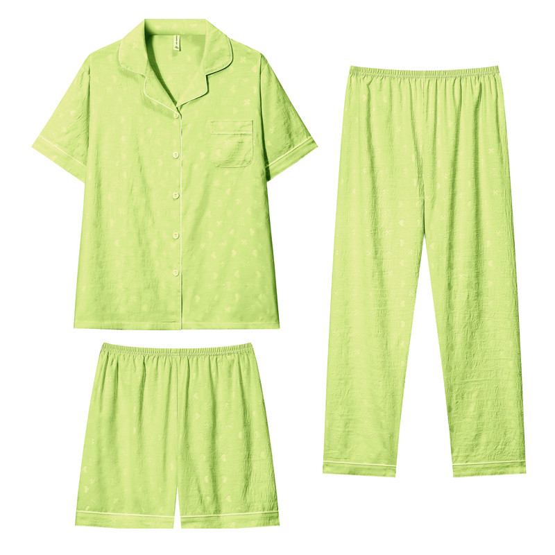 夏季云朵棉薄款女士家居服套装