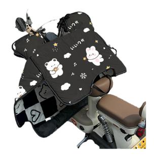雅迪专用电动车挡风被冬季加绒加厚小型电瓶车御寒防风罩2025新款