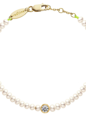 红绳女士配饰时尚风钻石珍珠手链