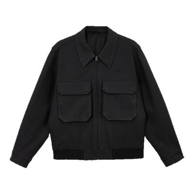 杰克琼斯翻领宽松夹克