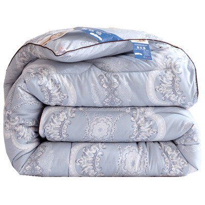 100%全棉春秋加厚单人学生蚕丝被