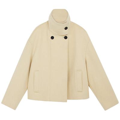 【100%绵羊毛】BLUE ERDOS秋冬知识分子风双面呢毛呢大衣女