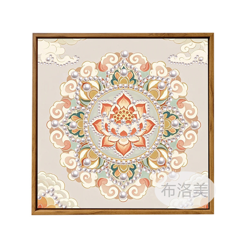 中国风非遗宋锦珍珠画DIY材料包