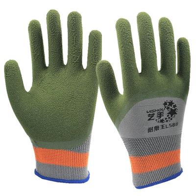 柔软加厚劳保手套工地橡胶超耐磨