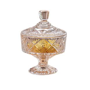 ins风玻璃罐透明糖果罐子储物罐带盖收纳盒棉签化妆刷笔筒茶叶罐