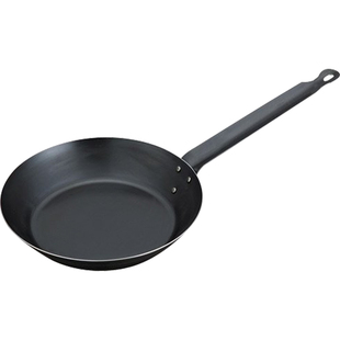 DEARYOU日本中尾铁锅nakao锅无涂层平底锅熟铁牛排煎锅煎蛋早餐锅